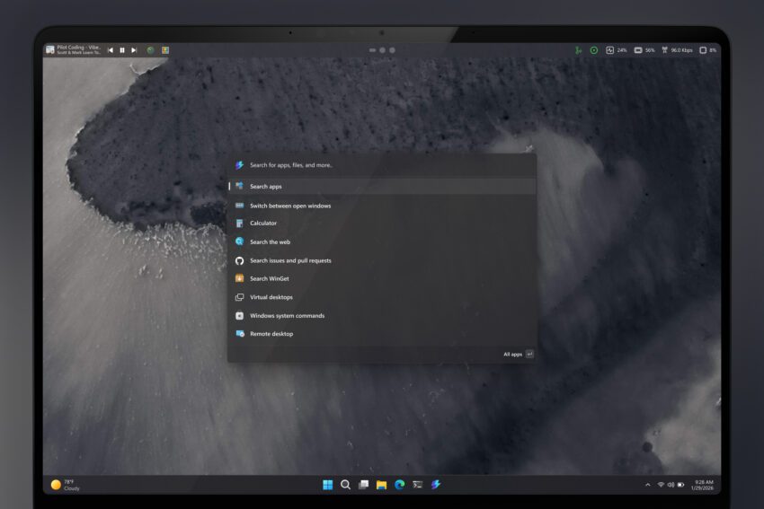 Tech News 10 microsoft is experimenting with a top menu