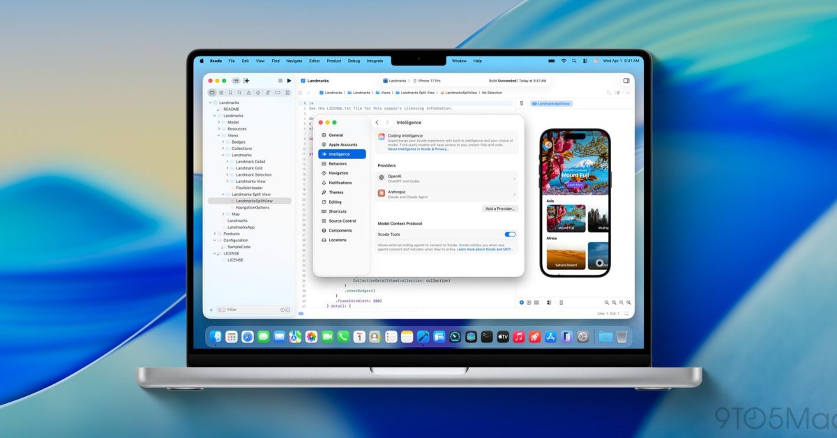 apple announces agentic coding in xcode with