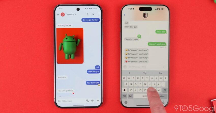 google apple start testing encrypted rcs on