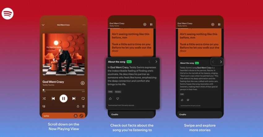 new spotify experiment tells the backstory of