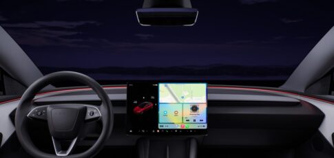 Tech News 8 tesla still working on carplay support here