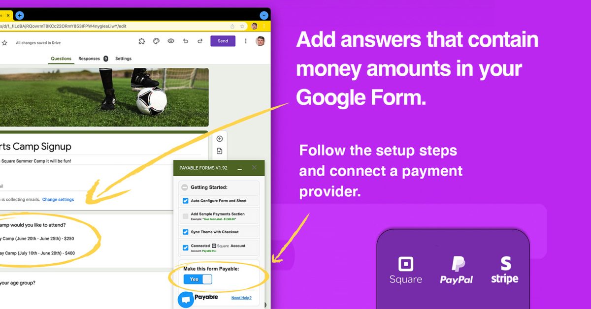 payable is the best way to accept
