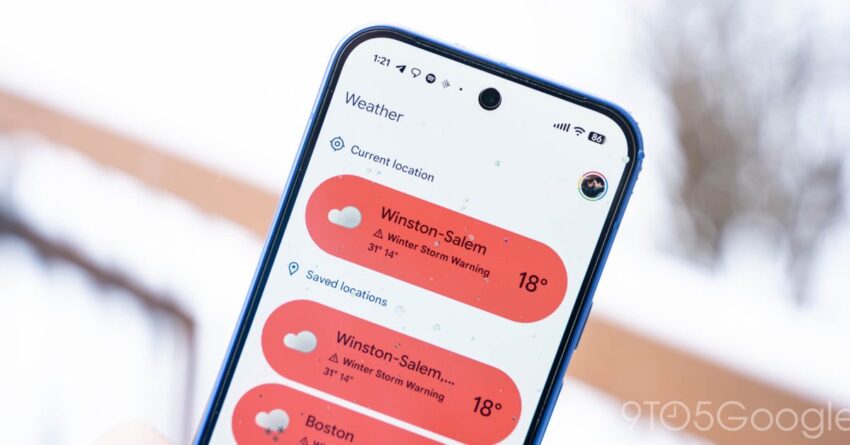 pixel weather tweaks widget as new icons