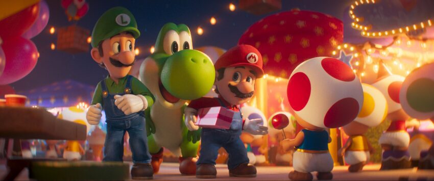 the super mario galaxy movie is beautiful