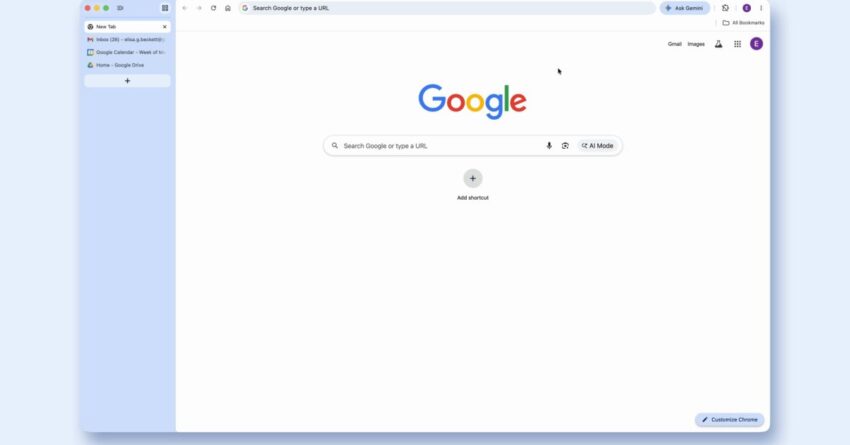 google chrome rolling out vertical tabs and