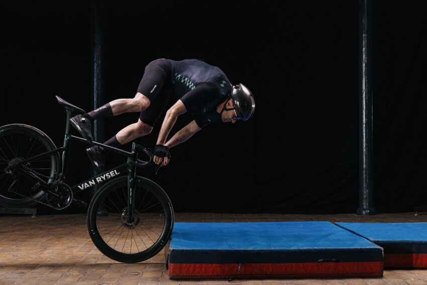 a sleek wearable airbag for cyclists is