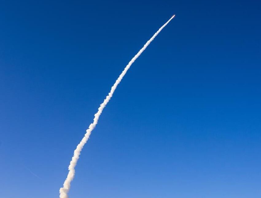 four astronauts are now inexorably bound for