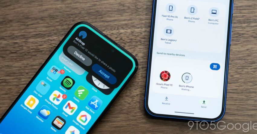 these android phones support airdrop sharing with