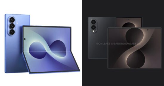 galaxy z fold 8 wide shows off