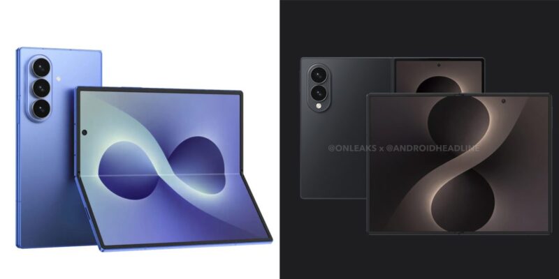 galaxy z fold 8 wide shows off