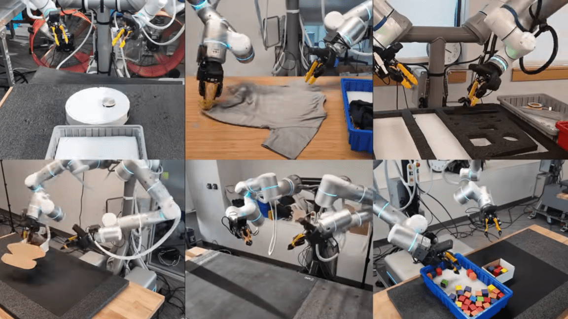 From folding boxes to fixing vacuums, GEN-1 robotics model hits 99% reliability 3 from folding boxes to fixing vacuums gen-1