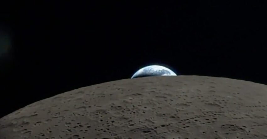 nasa shares iphone video capturing earthshine from