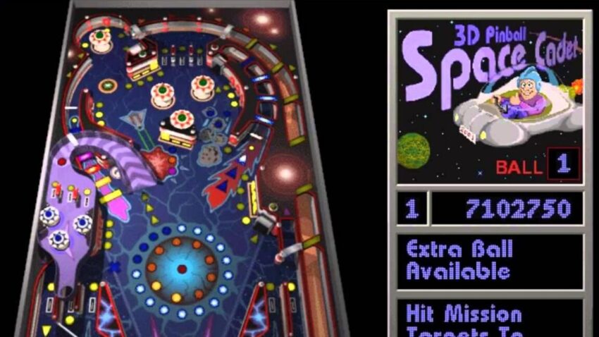 windows classic 3d space cadet pinball is