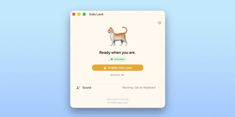 Indie App Spotlight: ‘Cats Lock’ is a fun Mac app that solves cat keyboard spam 10 indie app spotlight cats lock is a
