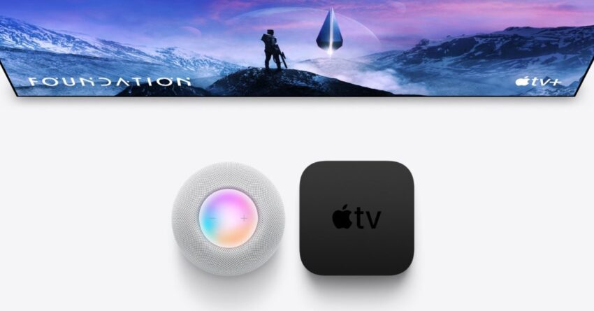 report new apple tv homepod mini set