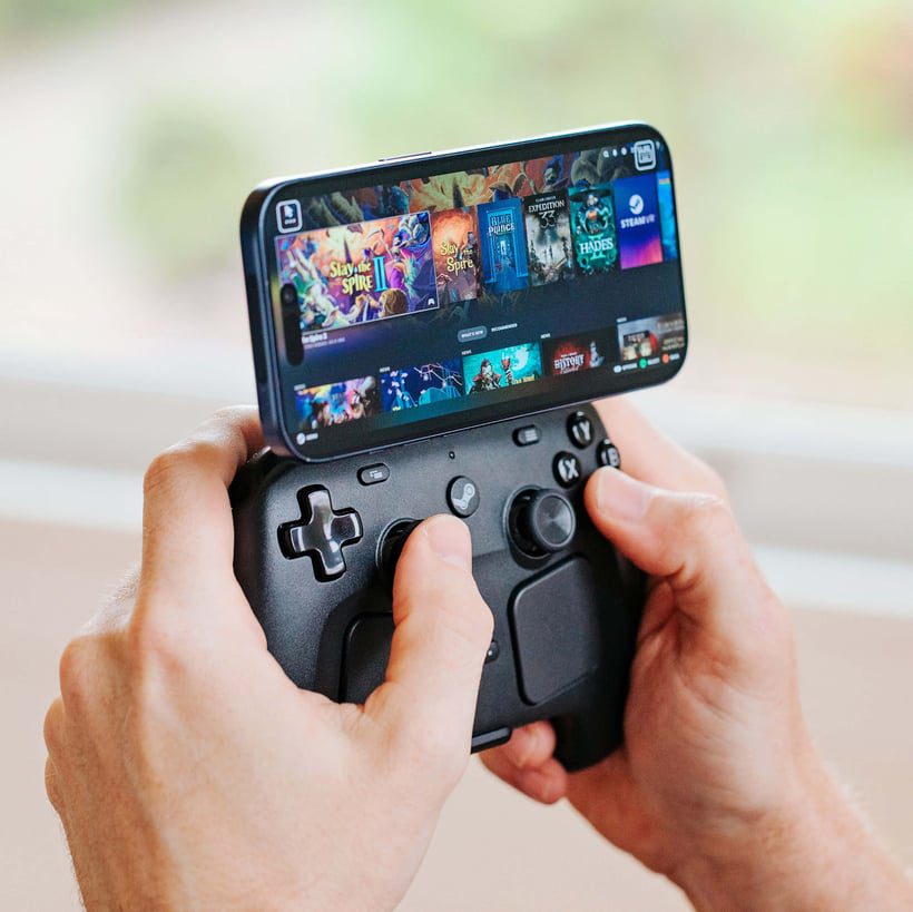 this accessory can snap a steam controller