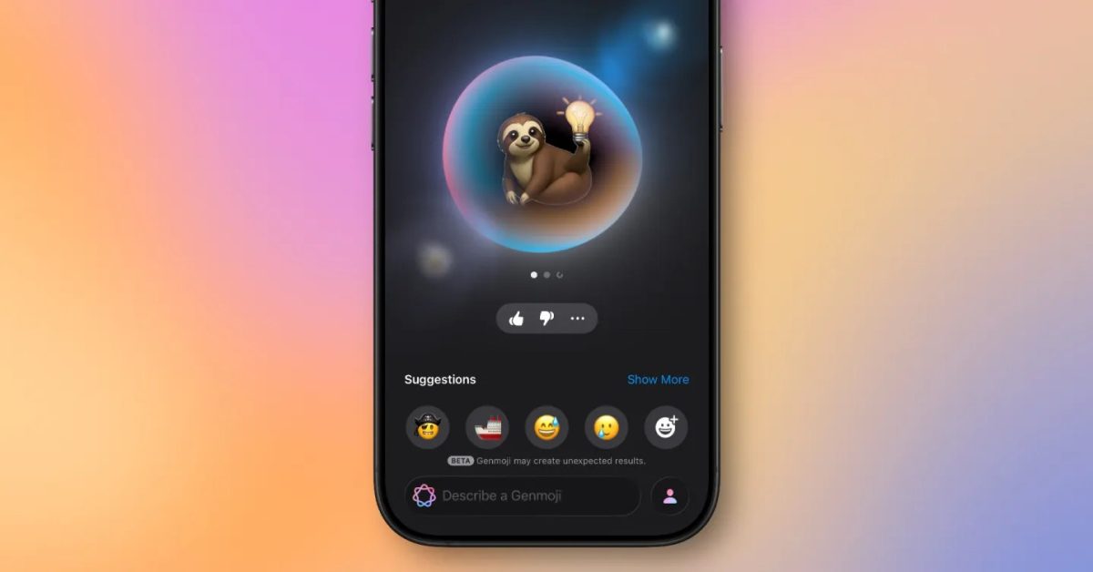 report apple to upgrade genmoji in ios