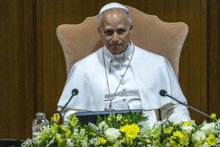 pope leo calls for being profoundly human