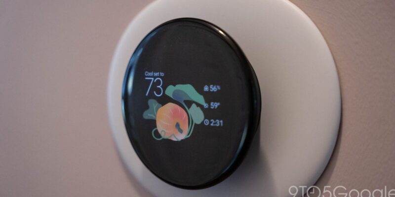 nest learning thermostat and a bunch of