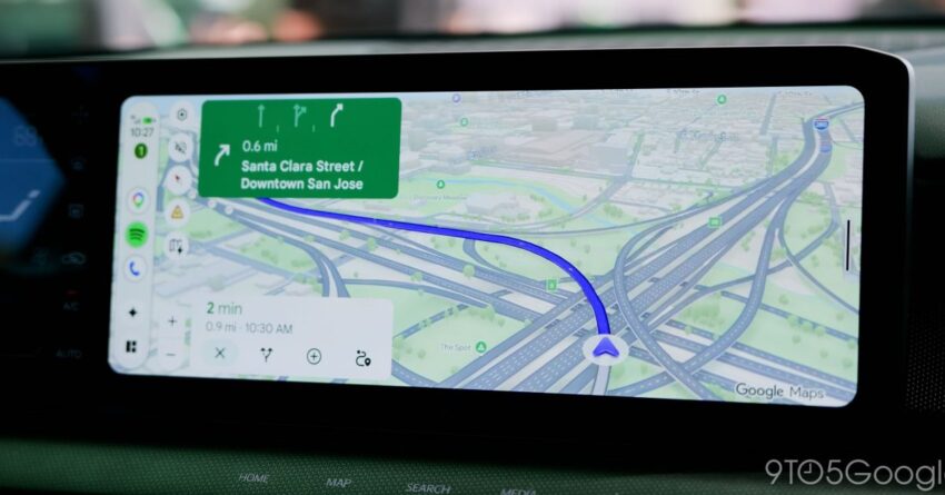 android auto redesigned google maps alerts to