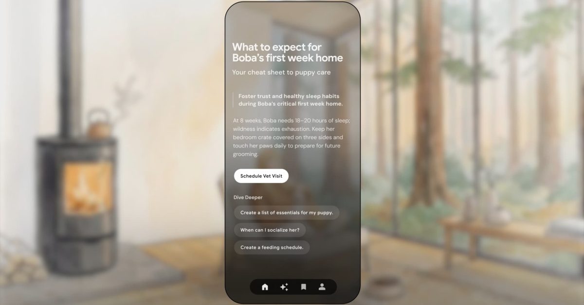 new google labs dreambeans app is like