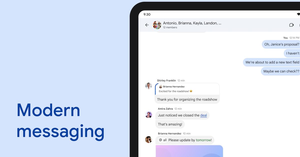 google chat icon tweaked to look less