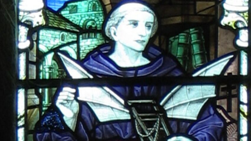did a medieval flying monk spot halley