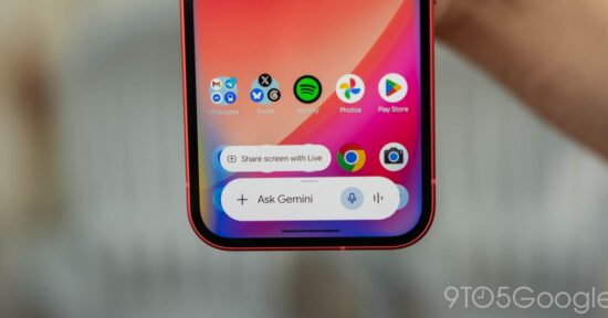 gemini for android using bubbles to let