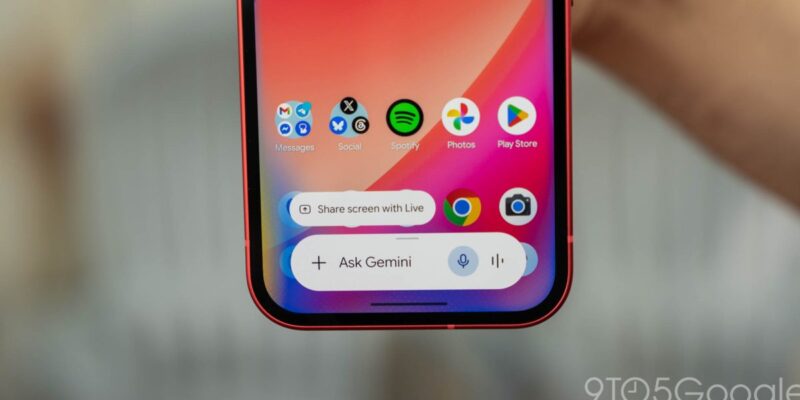 gemini for android using bubbles to let