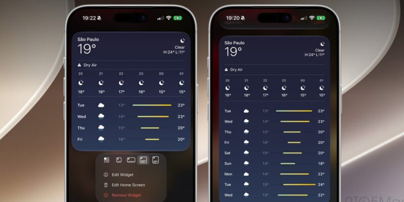 iOS 27 adds extra-large widgets for your extra-large needs 17 ios 27 adds extra-large widgets for your