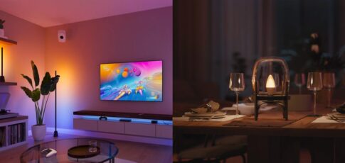 philips hue debuts table and floor lamps