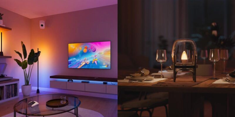 philips hue debuts table and floor lamps